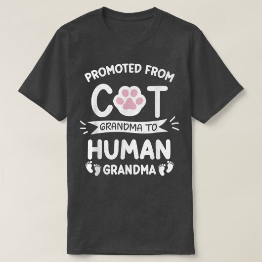 Van kattenoma naar de Baby van de grootmoeder en T-shirt (Design voorkant)