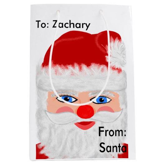 Van kerstcadeautassen medium cadeauzakje (Voorkant)