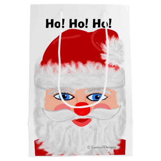 Van kerstcadeautassen medium cadeauzakje (Achterkant)