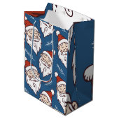 Van kerstfamilie uit de naam van het kerstkind medium cadeauzakje (Voorkant Gekanteld)