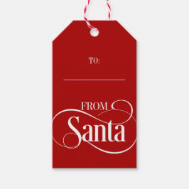 Van kerstfeestcadeauLabels uit Santa Claus Cadeaulabel