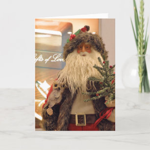 Van Kerstman met de Kerstkaart van de Liefde Feestdagen Kaart