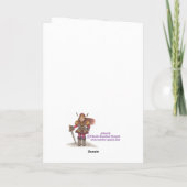 Van Kerstmis de Wenskaarten van de ~- Pracht Feestdagen Kaart (Achterkant)