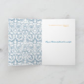 Van Kerstmis ~ van de Verlichting de Wenskaarten Feestdagen Kaart (Binnen)