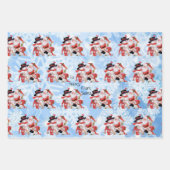 Van kerstmis van kerstmis tot meisjesnaam inpakpapier vel (Voorkant 2)