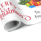 Van kerstrenrenrenrendiertje uit de naam van het k cadeaupapier (Rol Hoek)