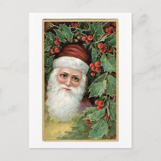 Van kerstwensen houden feestdagenkaart (Voorkant)