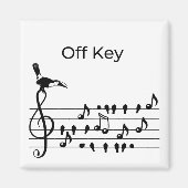 Van Key, toucan bij zangvogels Magneet (Voorkant)