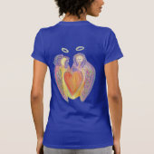 van Kind Guardian Angels Art Women's T-Shirts (Achterkant)