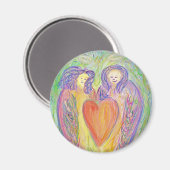 Van Kindness Guardian Angels Art Fridge Magnets Magneet (Voorkant / Achterkant)