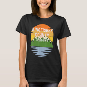 Van Kingfisher County Oklahoma  zonsondergang T-shirt