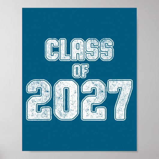 Van klas 2027 Afstuderen 2027 Poster (Voorkant)