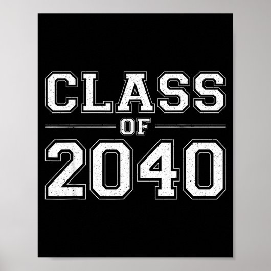 Van klas 2040 senior afstudeerversie poster (Voorkant)