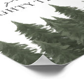 Van kleine zaaigoed kweek mighty Trees Woodland Nu Poster (Hoek)