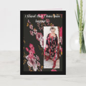 Van Koffie naar Oranje Juice grappig Kaart (Voorkant)