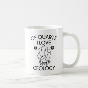 Van Kwarts I Love Geology Koffiemok