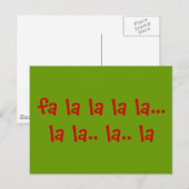 van LaLa van FALa La van La… La. La. La Briefkaart (Voorkant / Achterkant)