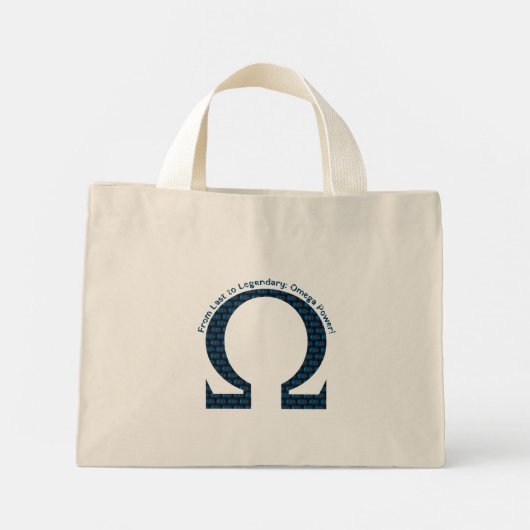 Van Last tot Legendary: Omega Power! Mini Tote Bag (Achterkant)