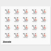 Van Lear Ronde Sticker (Vel)