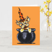 Van-Leiband Art™ van de Heks van Halloween van Kaart (Gele Bloem)