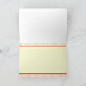 Van Leraar Gepersonaliseerde Krijtbord NoteCard Notitiekaartje (Binnen)