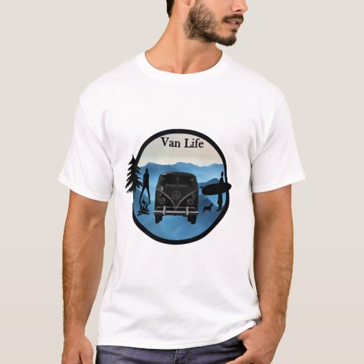 Van leven en avontuur t-shirt (Voorkant)