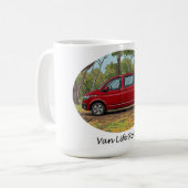 Van leven is leuk koffiemok (Voorkant links)