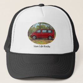 Van leven is leuk trucker pet