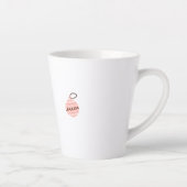 Van Leven Meisje Roze  Van Kerstboom Latte Mok (Rechts)