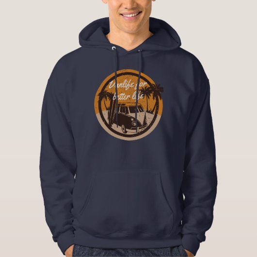  Van leven voor beter leven Hoodie (Voorkant)
