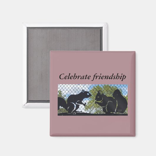 Van liefhebbend vriendschap Magnet (Voorkant / Achterkant)