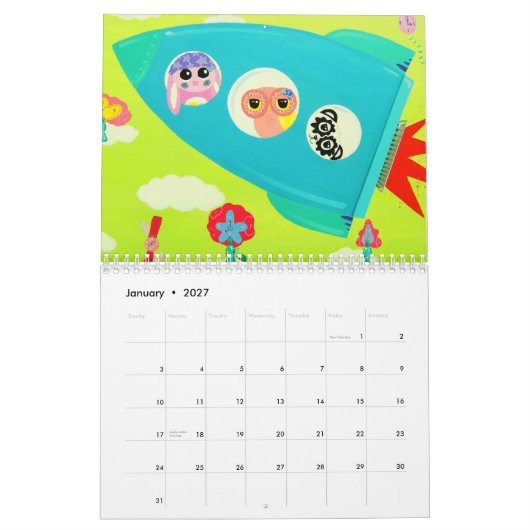 Van liefhebbers, liefdadigheid 2009 kalender (Jan 2027)