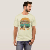 Van Life Adventure Paws T-Shirt (Voorkant volledig)