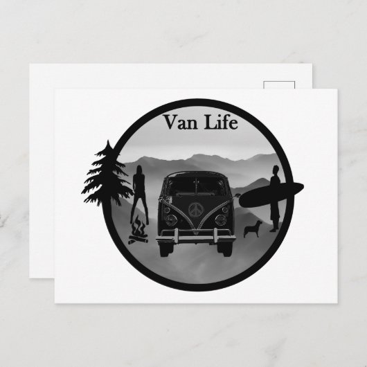 Van Life avonturen Briefkaart (Voorkant / Achterkant)