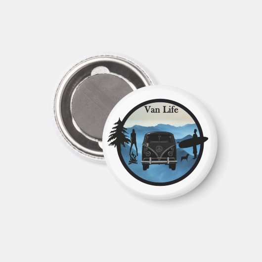Van Life avonturen Magneet (Voorkant / Achterkant)