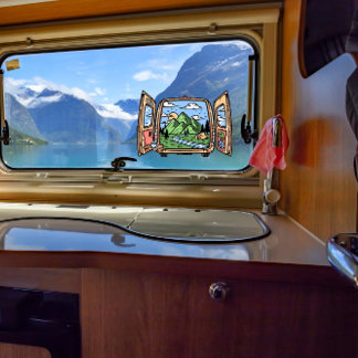 Van Life Avontuur De Grote Buitenlucht Overlanding Raamsticker