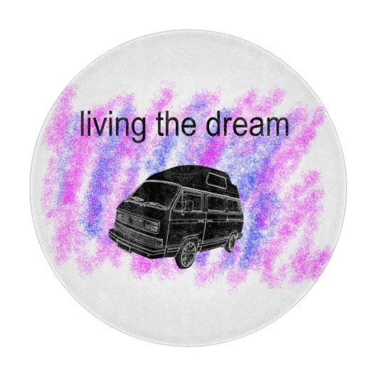 Van life camper snijplank (Voorkant)