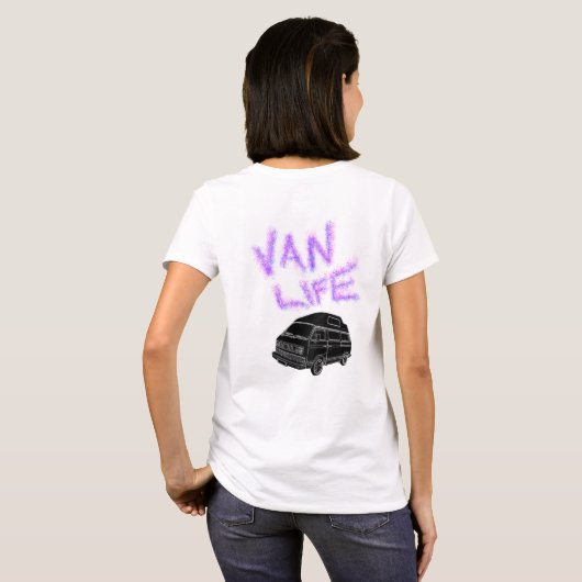 Van life camper t-shirt (Achterkant volledig)