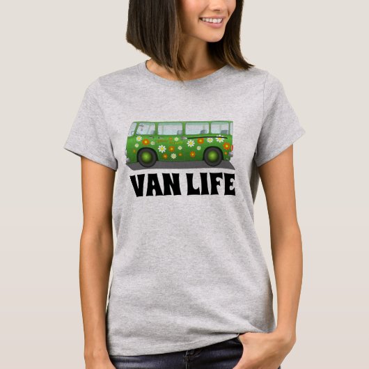 VAN LIFE HIPPIE T-SHIRTS T - SHIRTS (Voorkant)