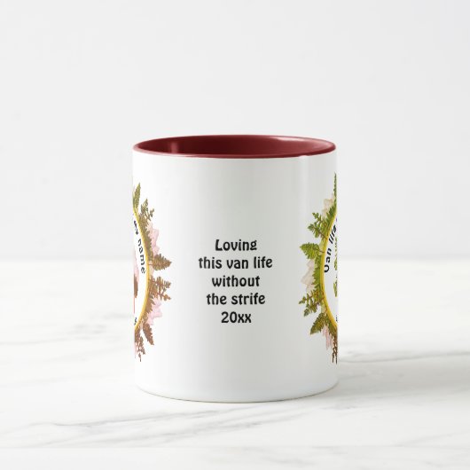 VAN LIFE IS CALLING MY NAME Custom CARAVAN Camping Mok (Midden)
