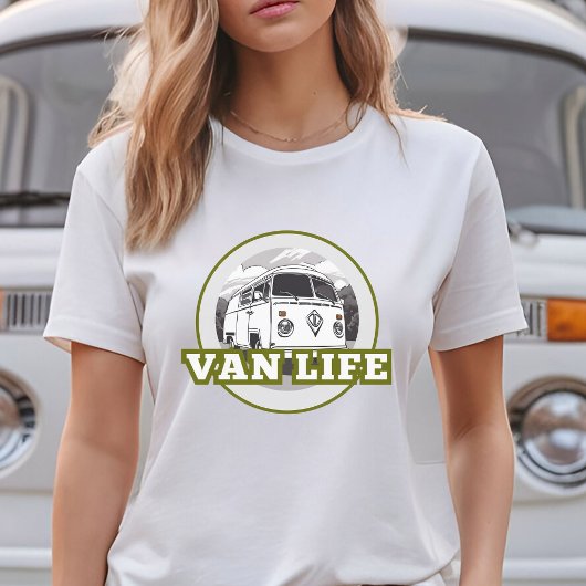 Van Life leger groen T-shirt