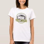 Van Life leger groen T-shirt (Voorkant)