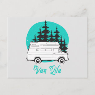 VAN LIFE Nomad Adventure Travel Camping Lifestyle Briefkaart