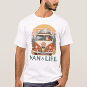 Van Life Paws Adventure T-Shirt (Voorkant)