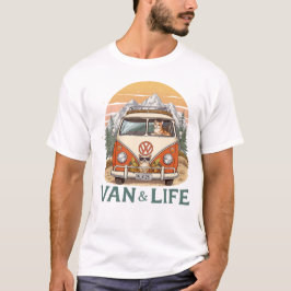 Van Life Paws  Adventure  T-Shirt