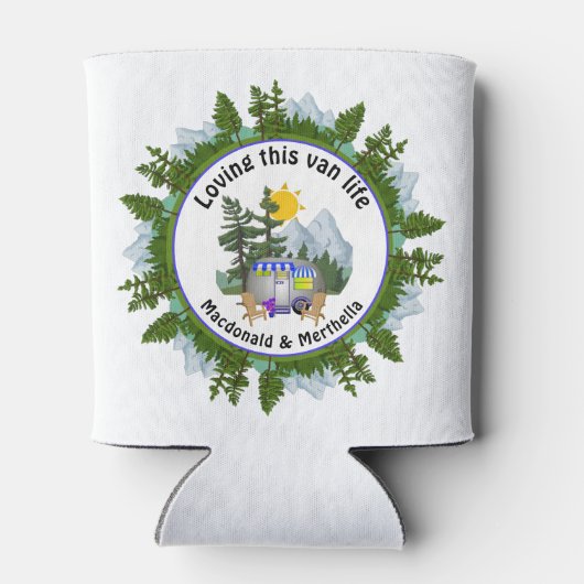 VAN LIFE Persoonlijke CARAVAN Camping Blikjeskoeler (Achterkant)