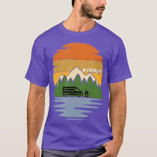 Van Life Retro  Van Dwellers Vanlife Mannen T-shirt
