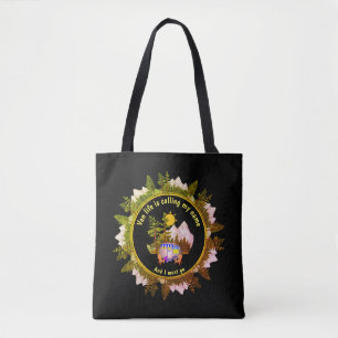 VAN LIFE ROEPT MIJN NAAM Custom CARAVAN Camper Tote Bag
