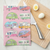 Van Life - Roze Theedoek (Quarter Fold)