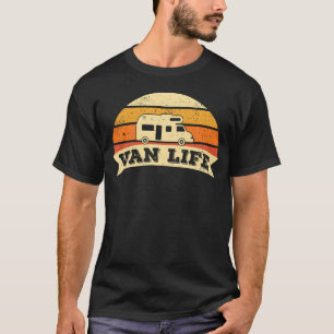 Van Life Rv Camping Camper Caravan Motorhome Cadea T-shirt